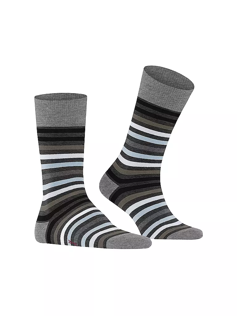 FALKE | Chaussettes TINTED STRIPE asphalt mel | 