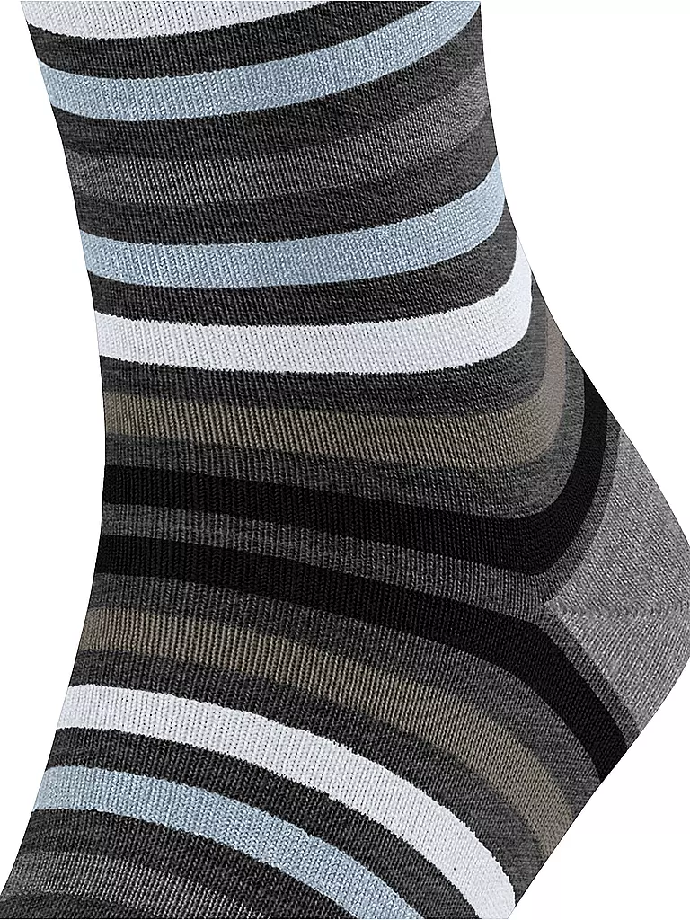 FALKE | Chaussettes TINTED STRIPE asphalt mel | 