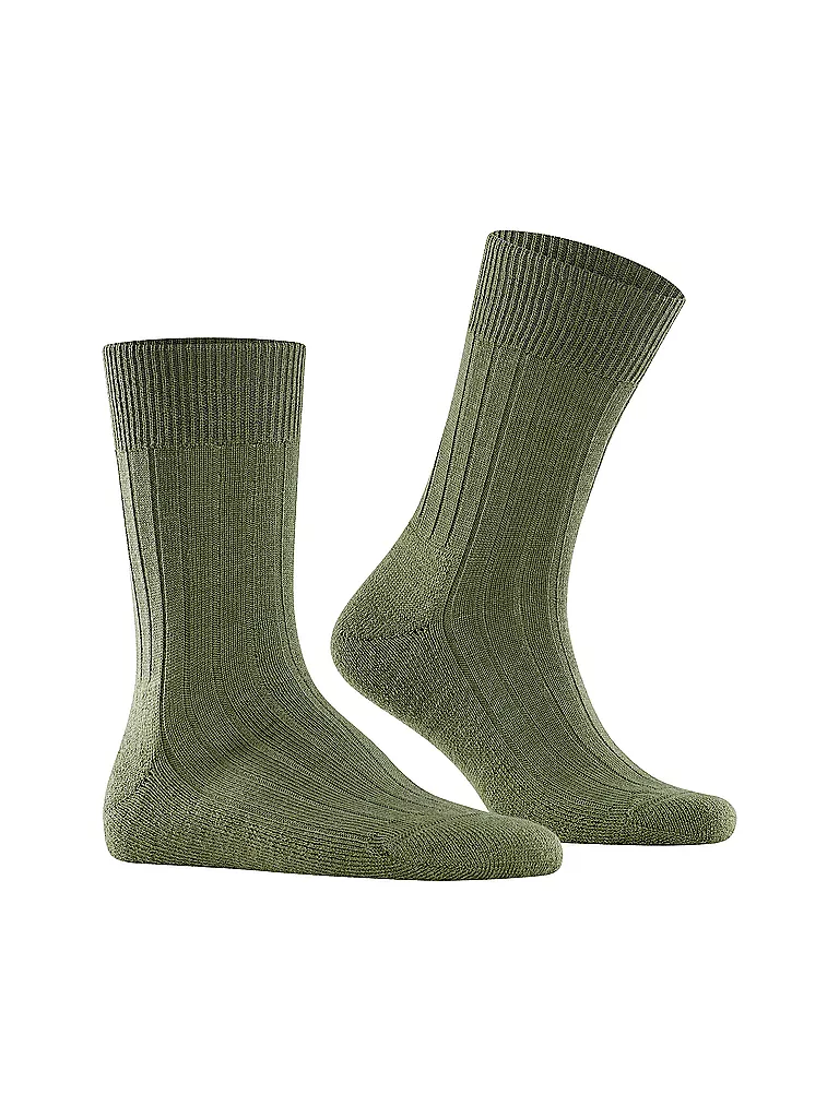 FALKE | Chaussettes vertes | dunkelgrün