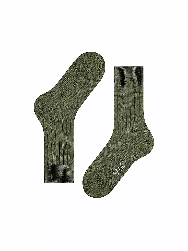 FALKE | Chaussettes vertes | dunkelgrün