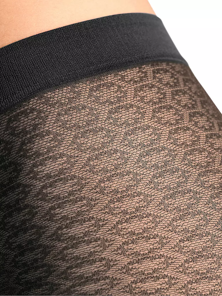 FALKE | Collant de mode PARTICLE noir | schwarz