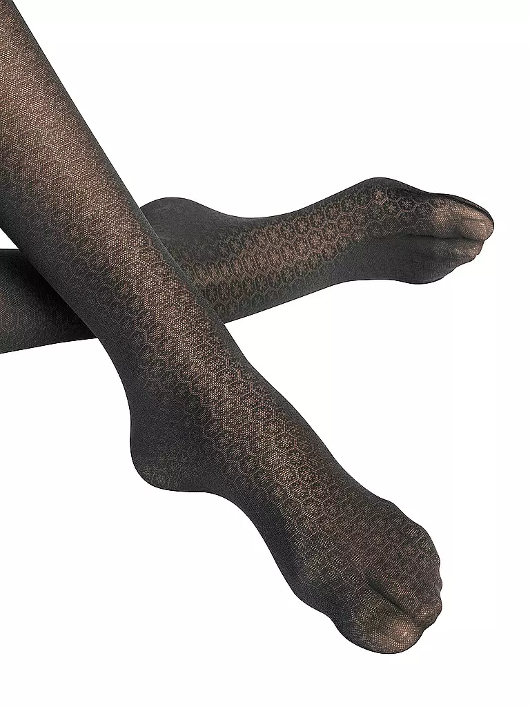 FALKE | Collant de mode PARTICLE noir | schwarz