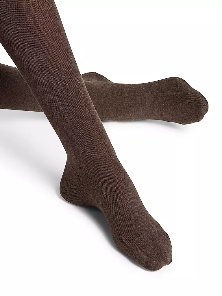 FALKE | Collant en maille SOFTMERINO marron | braun
