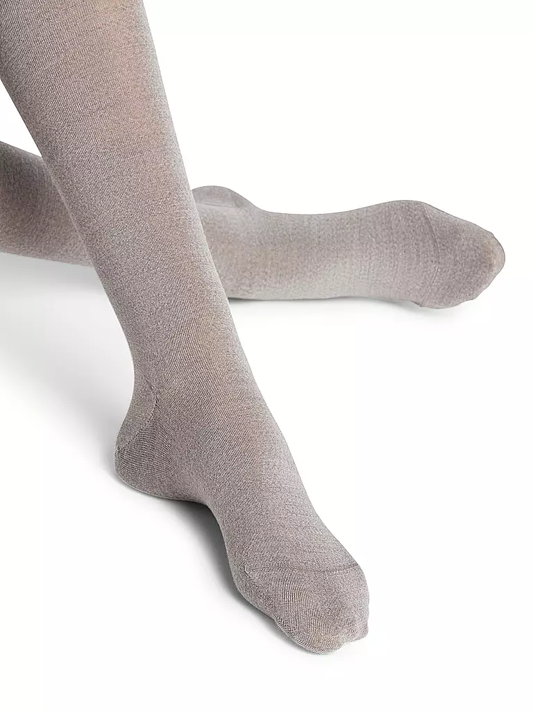 FALKE | Collant en tricot SOFTMERINO gris chiné | grau