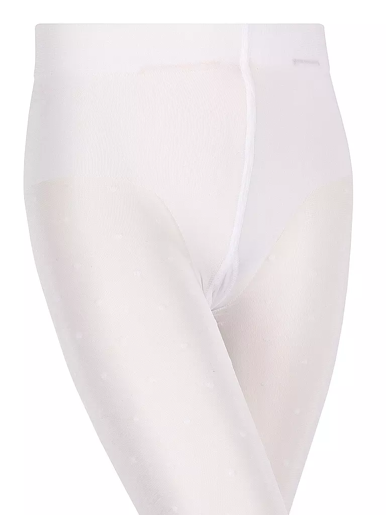 FALKE | Collant fin pour fille ROMANTIC DOT blanc | 