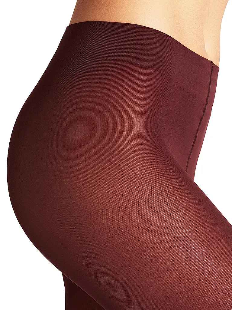 FALKE | Collant fin PURE MATT 50 barolo | dunkelrot