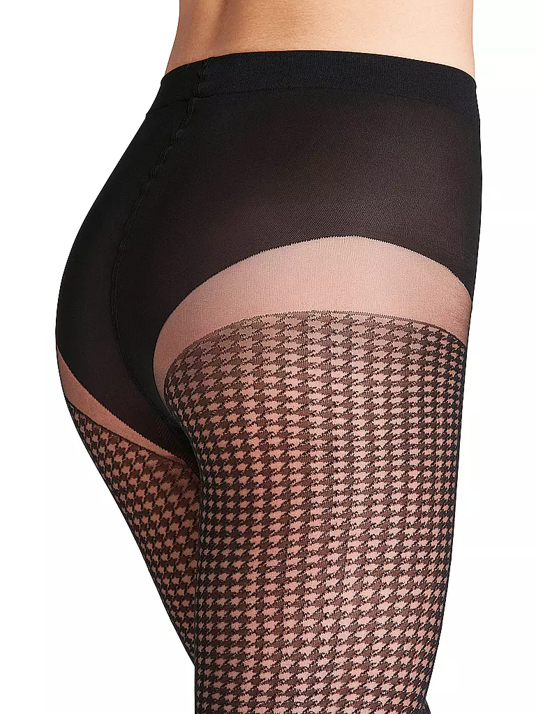 FALKE | Collant HOUNDSTOOTH 15 den noir |