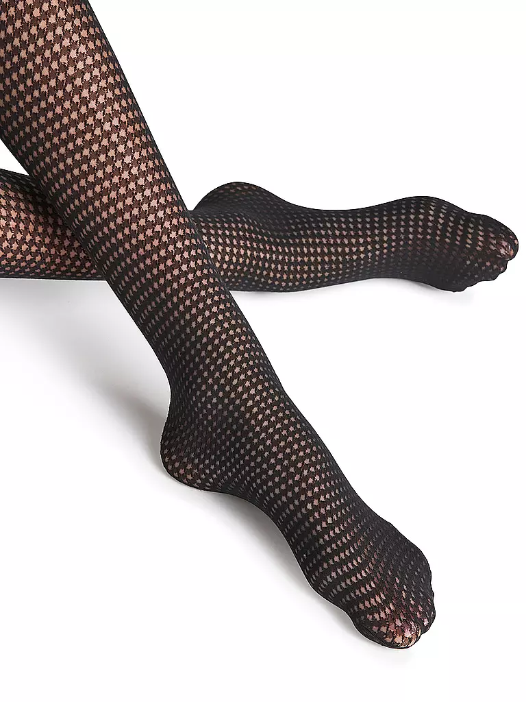 FALKE | Collant HOUNDSTOOTH 15 den noir |