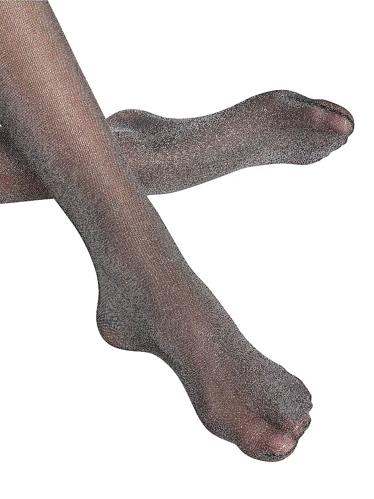 FALKE | Collant mode GLITTER noir / argent | 