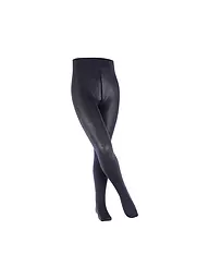 FALKE | Collant pour fille COTTON TOUCH argent | Bleu foncé