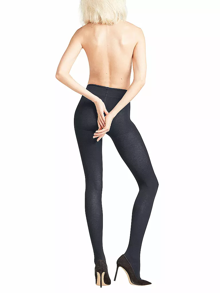 FALKE | Collant tricoté Family Dark Navy | blau