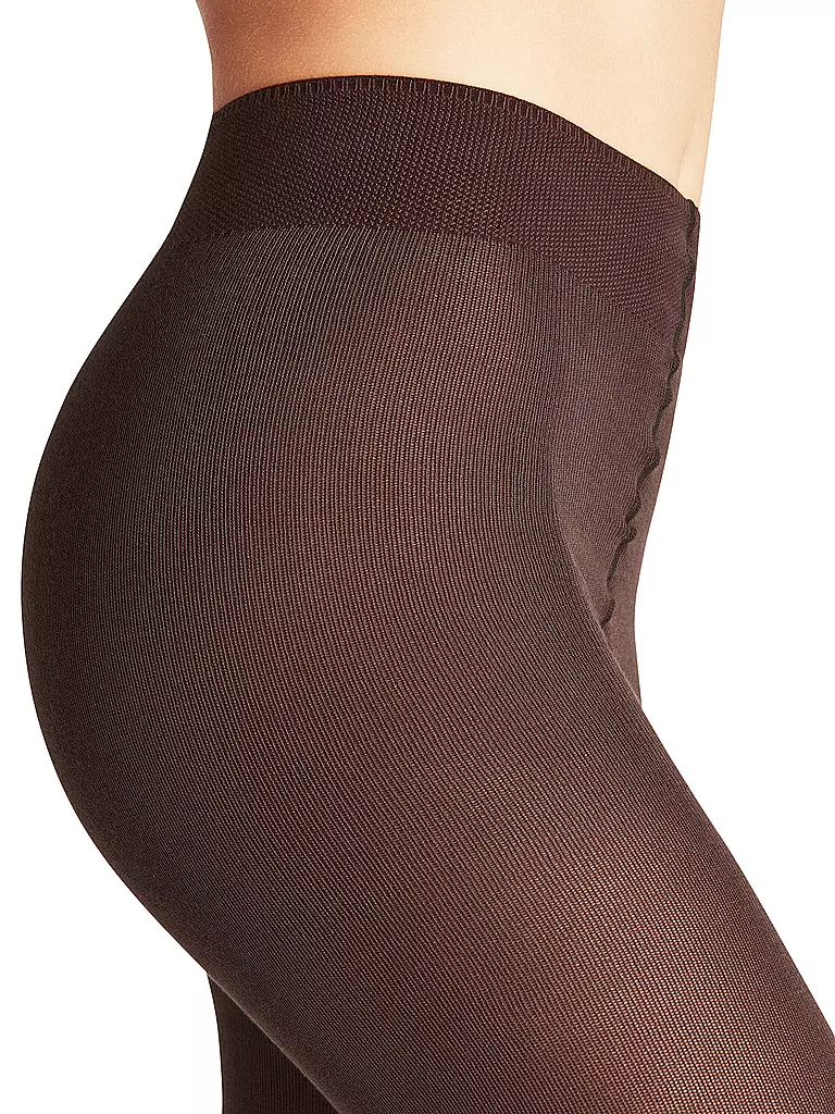 FALKE | Collant tricoté Family Marron foncé | 
