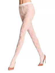 FALKE | Damen Feinstrumpfhose FLORAL SHOWER | Crème