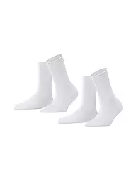 FALKE | Lot de 2 paires de chaussettes HAPPY bleu roi | Blanc