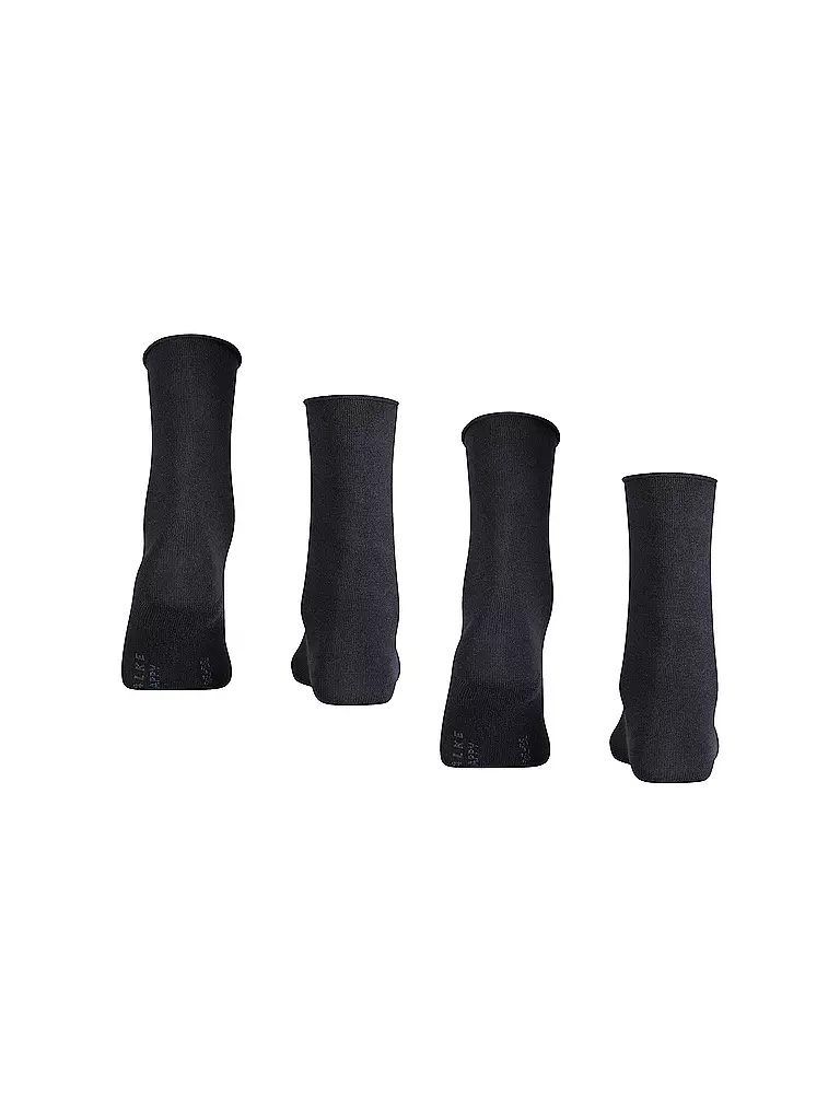 FALKE | Happy Chaussettes lot de 2 bleu marine foncé | 
