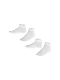 FALKE | Happy Chaussettes Sneakers Enfant Lot de 2 (blanc) | Blanc