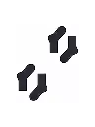FALKE | Happy Kinder Socken 2-er Pkg. (noir) | Bleu