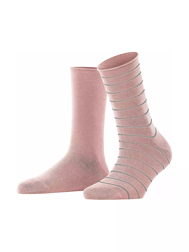 FALKE | Happy Stripe Lot de 2 Blossom | Rose