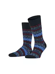 FALKE | Herren Socken ASPEN hunter green | Bleu