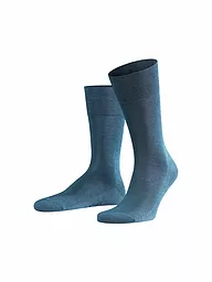 FALKE | Socken "Tiago 14662" anthracite mel. | Bleu