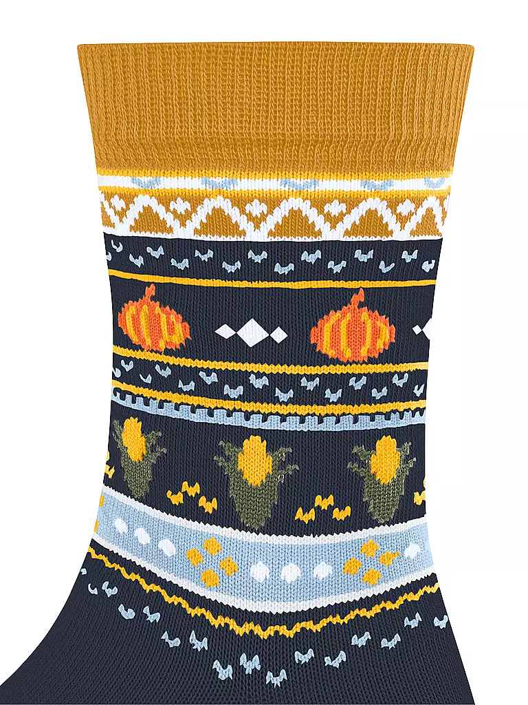 FALKE | Kinder Socken PUMPKIN FAIR ISLE space blue | 