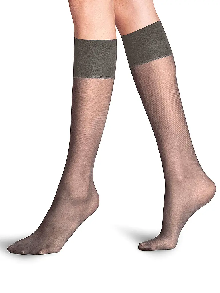 FALKE | Kneehighs PURE MATT 20 Den mushroom | Marron