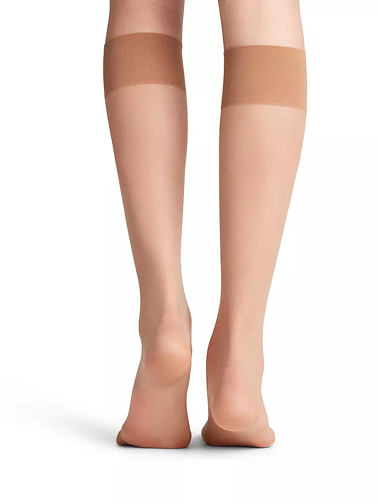FALKE | Kneehighs PURE MATT 20 Den powder | Beige