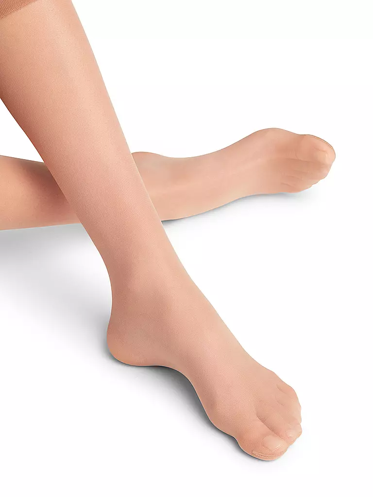 FALKE | Kneehighs PURE MATT 20 Den powder | Beige