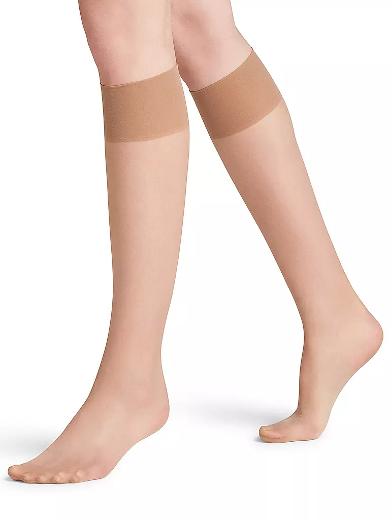 FALKE | Kneehighs Seidenglatt 15 DEN cocoon | Beige