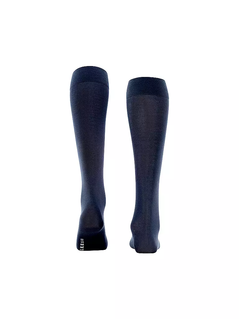 FALKE | Kniestrümpfe COTTON TOUCH bleu marine foncé | 