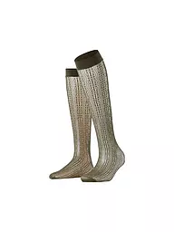 FALKE | Chaussettes hautes CROSSROADS noir | Olive