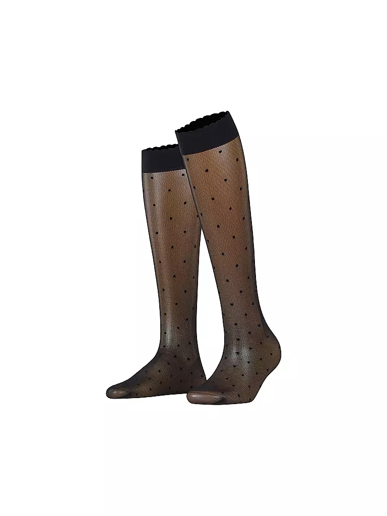 FALKE | Kniestrümpfe DOT 15 Den black | Noir