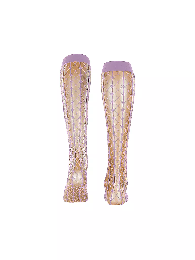 FALKE | Kniestrümpfe PARADISE NET rose coquillage | 