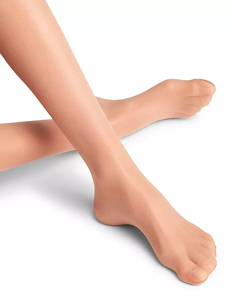 FALKE | Kniestrümpfe Seidenglatt 15 DEN Powder | Beige