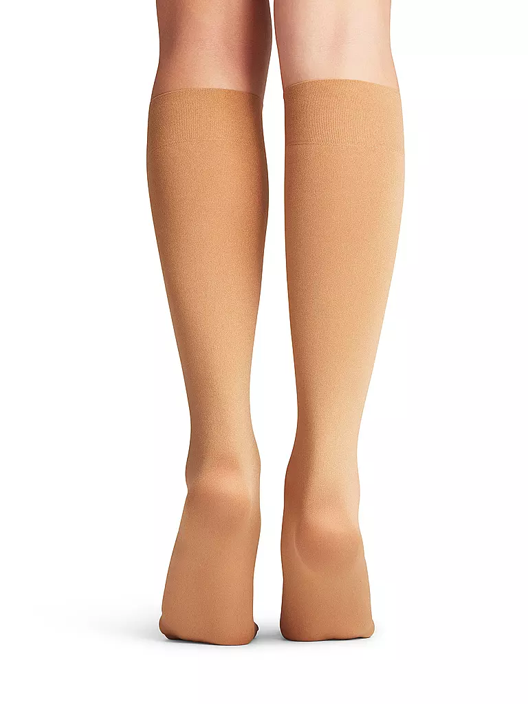 FALKE | Kniestrümpfe Seidenglatt 40 den powder | Beige