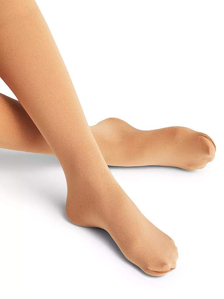FALKE | Kniestrümpfe Seidenglatt 40 den powder | Beige