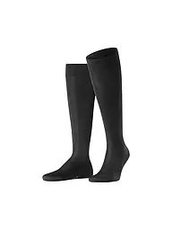 FALKE | Chaussettes hautes TIAGO steel melange | Noir
