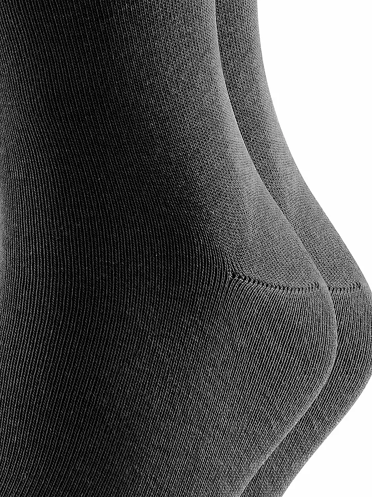 FALKE | Lot de 2 paires de chaussettes "Happy" (noir) | 
