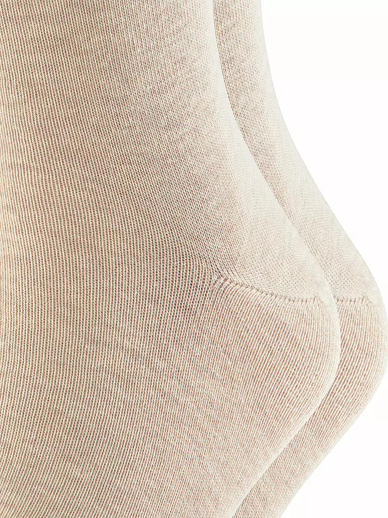FALKE | Lot de 2 paires de chaussettes "Happy" (sable chiné) | beige