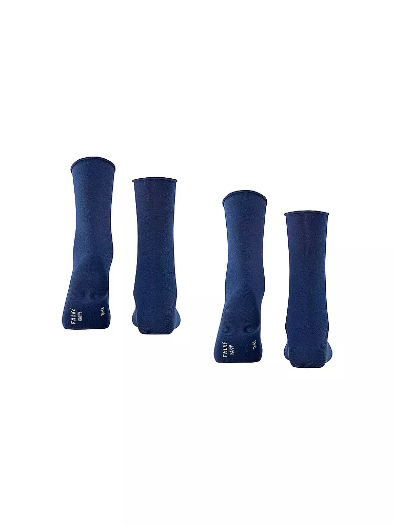 FALKE | Lot de 2 paires de chaussettes HAPPY bleu roi | blau