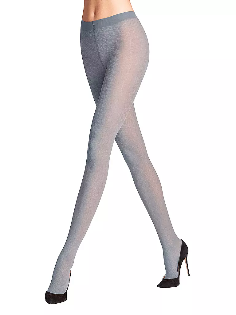 FALKE | Modestrumpfhose LULLABY steel grey | Gris clair