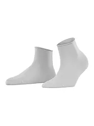FALKE | Sneaker Socken COTTON TOUCH silver | Gris clair