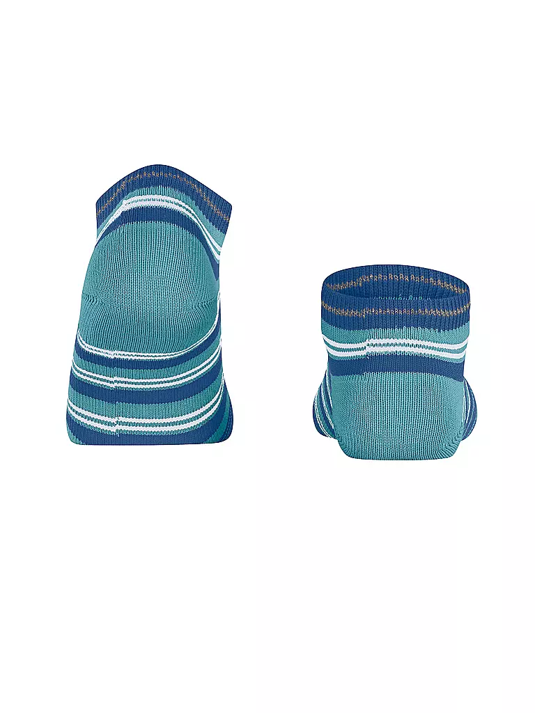 FALKE | Sneaker Socken SMART STRIPE key largo | Bleu