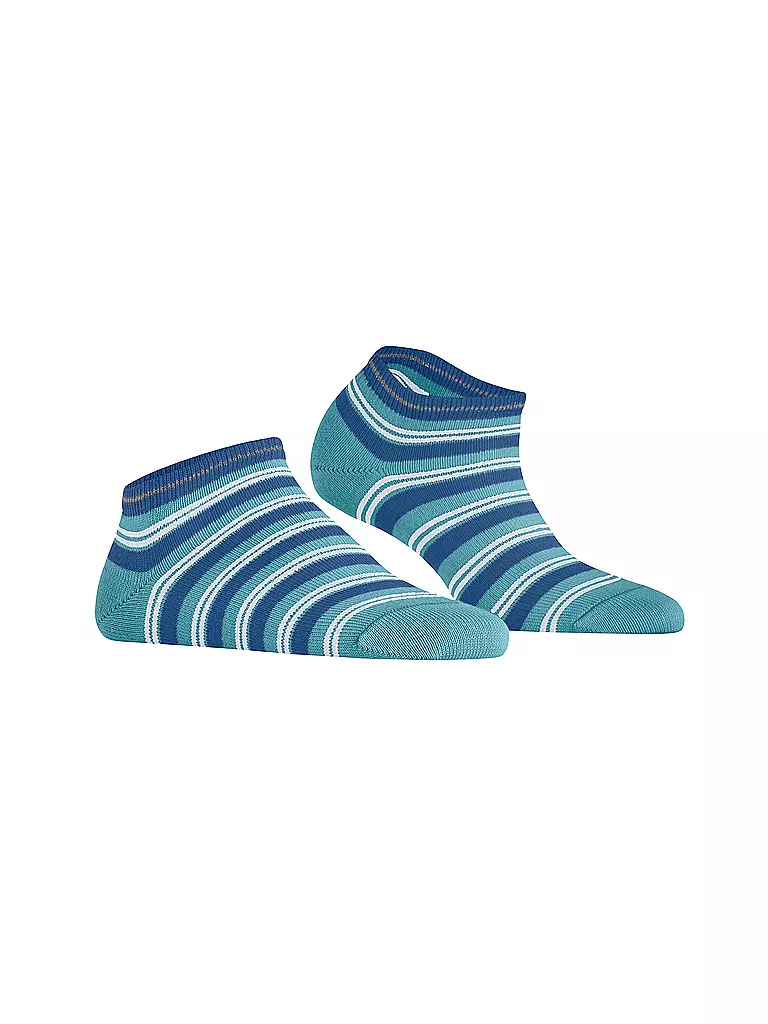 FALKE | Sneaker Socken SMART STRIPE key largo | Bleu