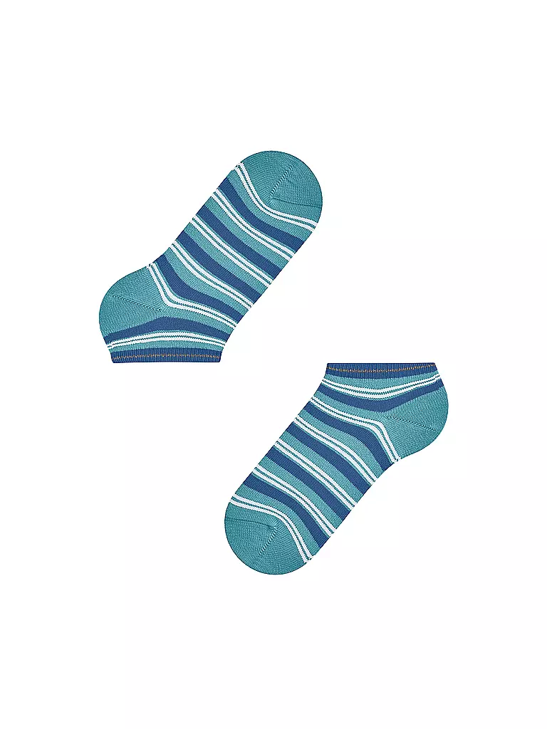 FALKE | Sneaker Socken SMART STRIPE key largo | Bleu