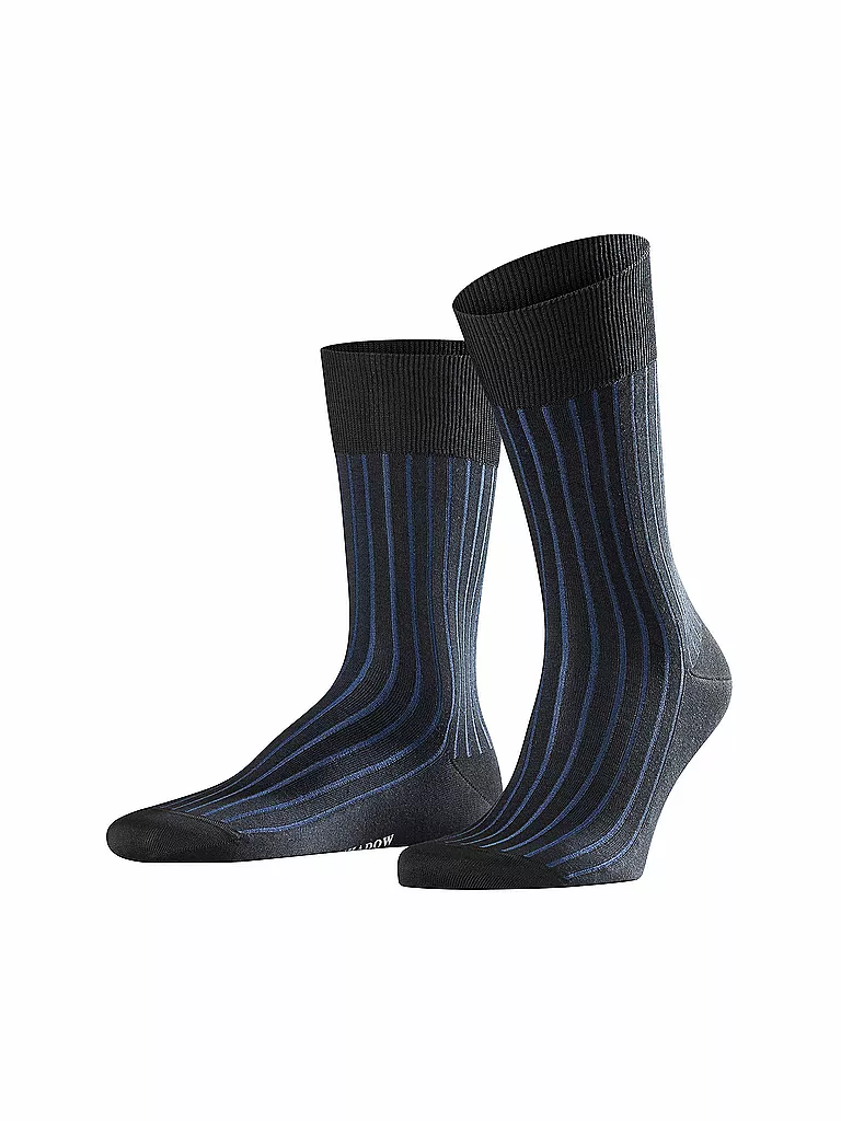 FALKE | Socken "Shadow" (schwarz/grau) | Noir
