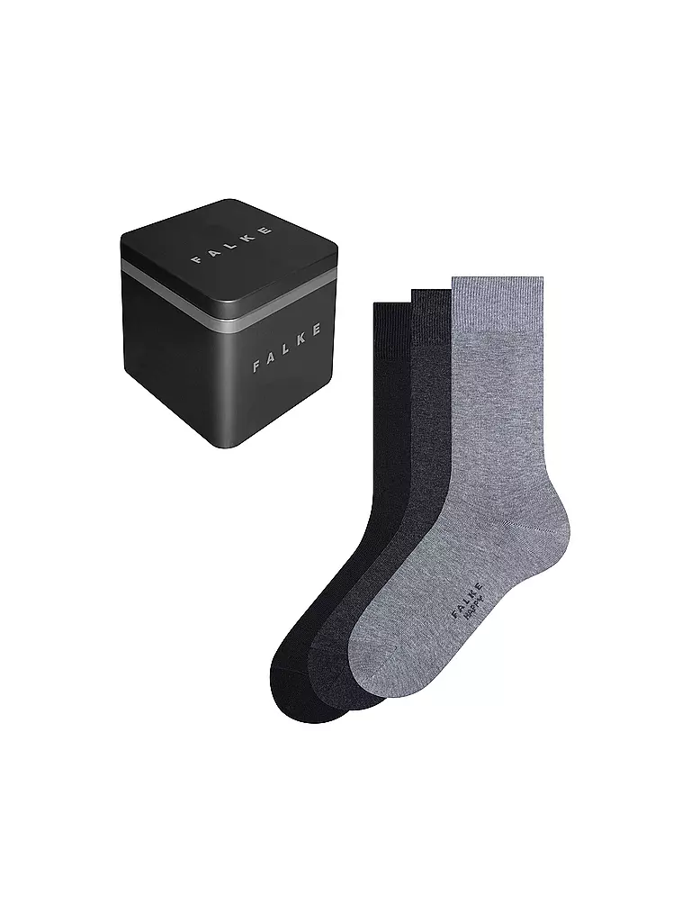 FALKE | Socken 3er Pkg sortiment | Gris