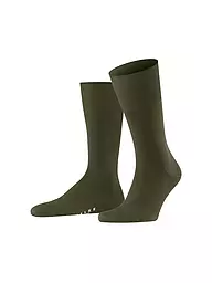 FALKE | Socken AIRPORT pink iris | Olive