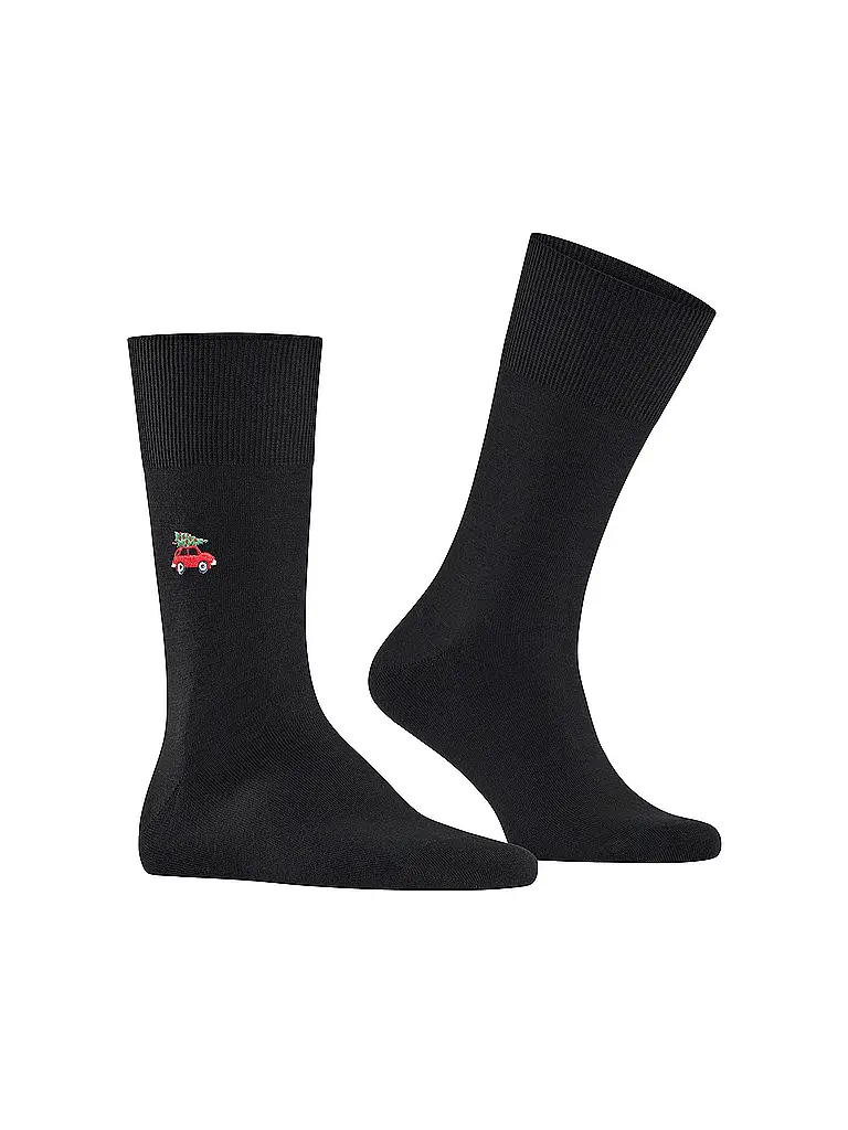 FALKE | Socken AIRPORT X-MAS CAR black | schwarz