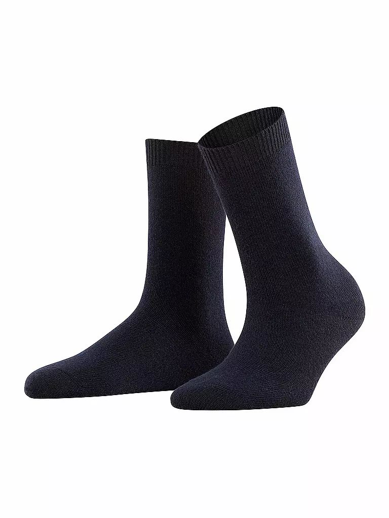 FALKE | Socken Cosy Wool dark navy | Bleu foncé